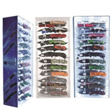 24-PC Countertop Knife Display With OR With LED lights. NO knives